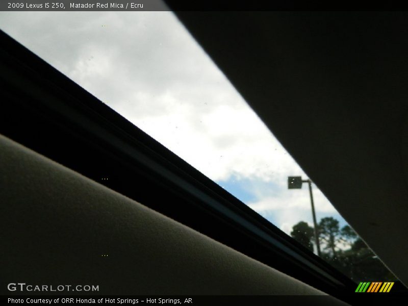 Matador Red Mica / Ecru 2009 Lexus IS 250