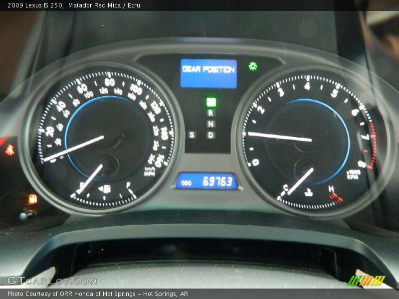  2009 IS 250 250 Gauges