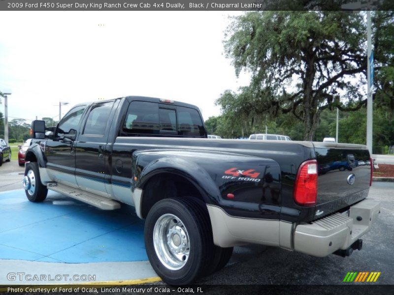 Black / Chaparral Leather 2009 Ford F450 Super Duty King Ranch Crew Cab 4x4 Dually