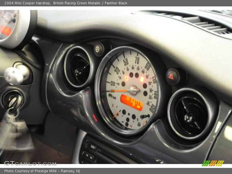 British Racing Green Metallic / Panther Black 2004 Mini Cooper Hardtop