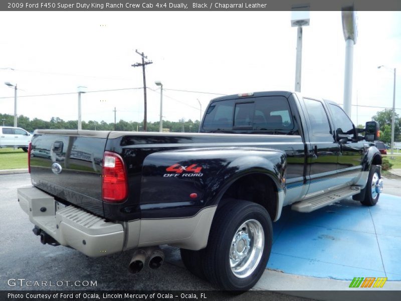 Black / Chaparral Leather 2009 Ford F450 Super Duty King Ranch Crew Cab 4x4 Dually