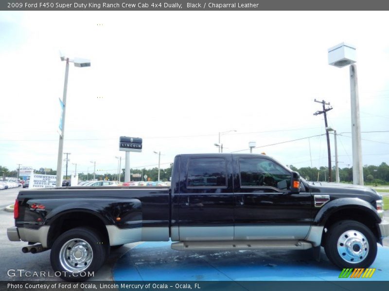 Black / Chaparral Leather 2009 Ford F450 Super Duty King Ranch Crew Cab 4x4 Dually