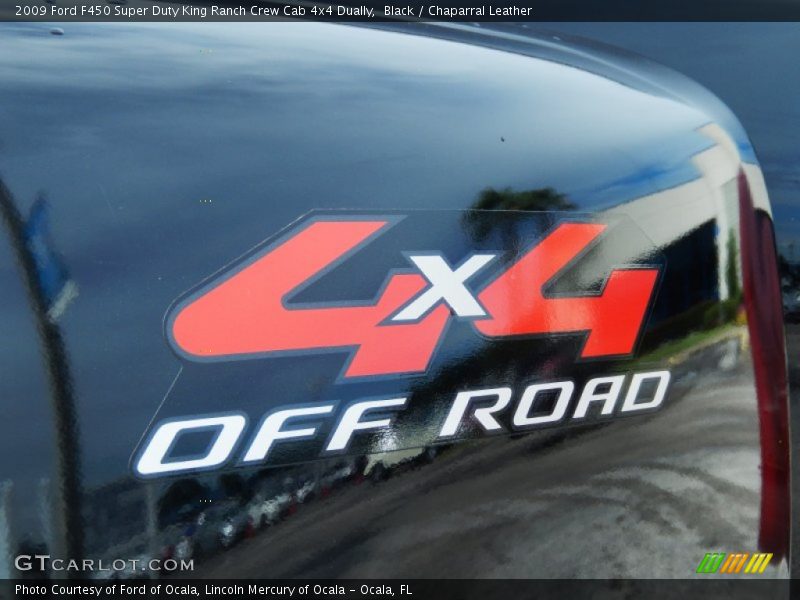 Black / Chaparral Leather 2009 Ford F450 Super Duty King Ranch Crew Cab 4x4 Dually