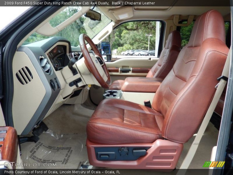  2009 F450 Super Duty King Ranch Crew Cab 4x4 Dually Chaparral Leather Interior