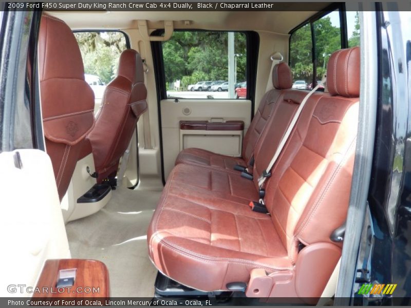 Rear Seat of 2009 F450 Super Duty King Ranch Crew Cab 4x4 Dually
