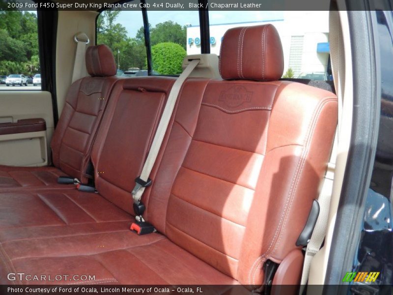 Rear Seat of 2009 F450 Super Duty King Ranch Crew Cab 4x4 Dually