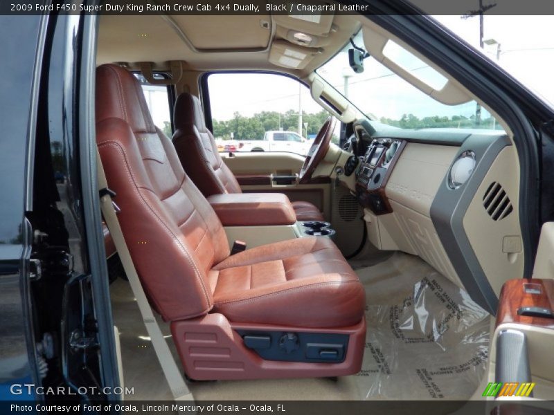 Front Seat of 2009 F450 Super Duty King Ranch Crew Cab 4x4 Dually