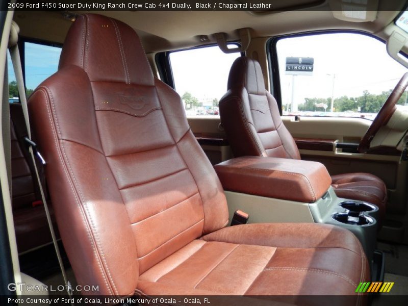 Front Seat of 2009 F450 Super Duty King Ranch Crew Cab 4x4 Dually