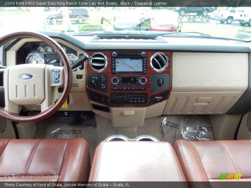 Dashboard of 2009 F450 Super Duty King Ranch Crew Cab 4x4 Dually