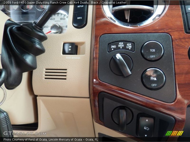 Controls of 2009 F450 Super Duty King Ranch Crew Cab 4x4 Dually