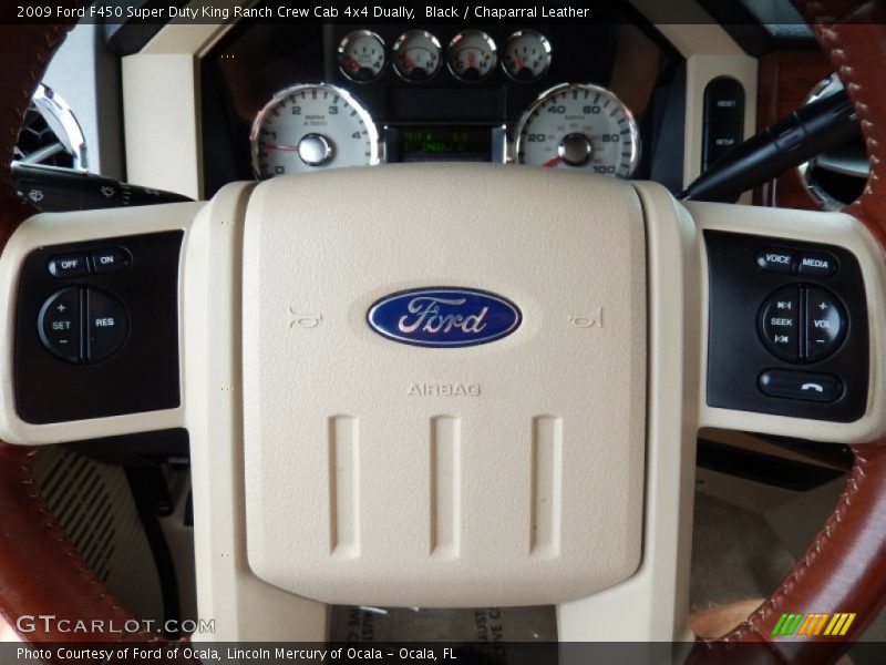 Black / Chaparral Leather 2009 Ford F450 Super Duty King Ranch Crew Cab 4x4 Dually