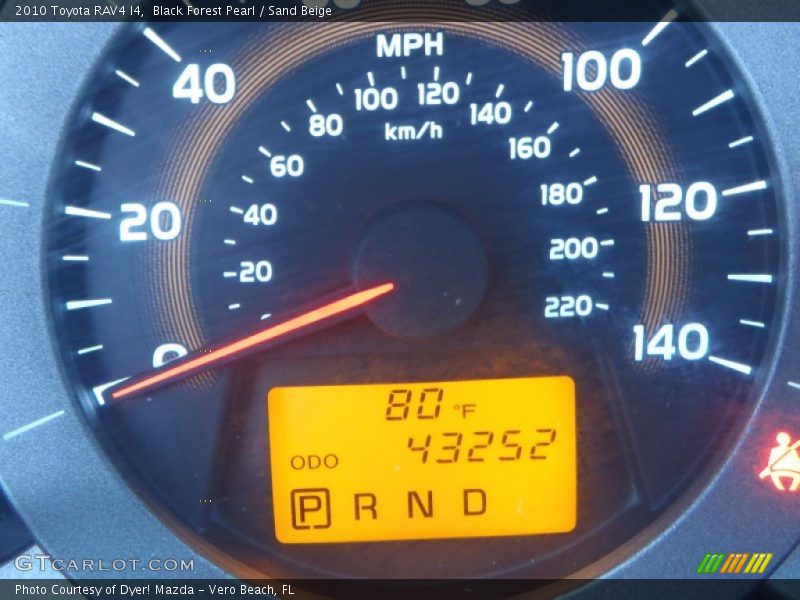 Black Forest Pearl / Sand Beige 2010 Toyota RAV4 I4