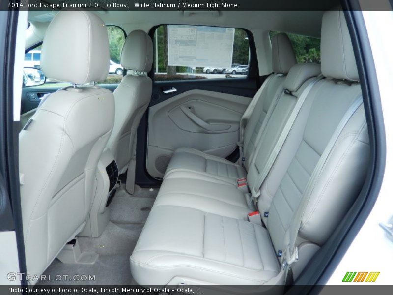 Rear Seat of 2014 Escape Titanium 2.0L EcoBoost
