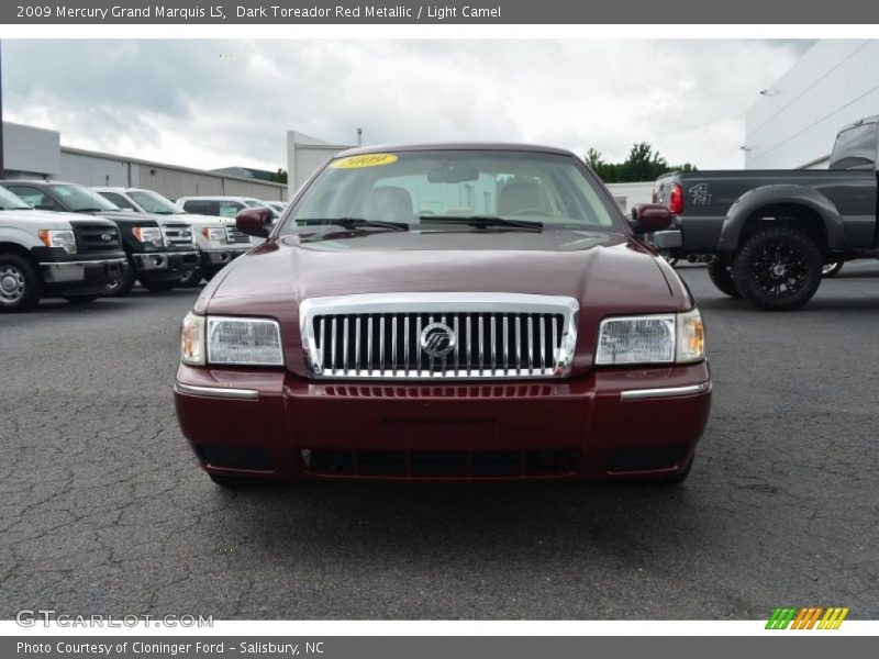 Dark Toreador Red Metallic / Light Camel 2009 Mercury Grand Marquis LS