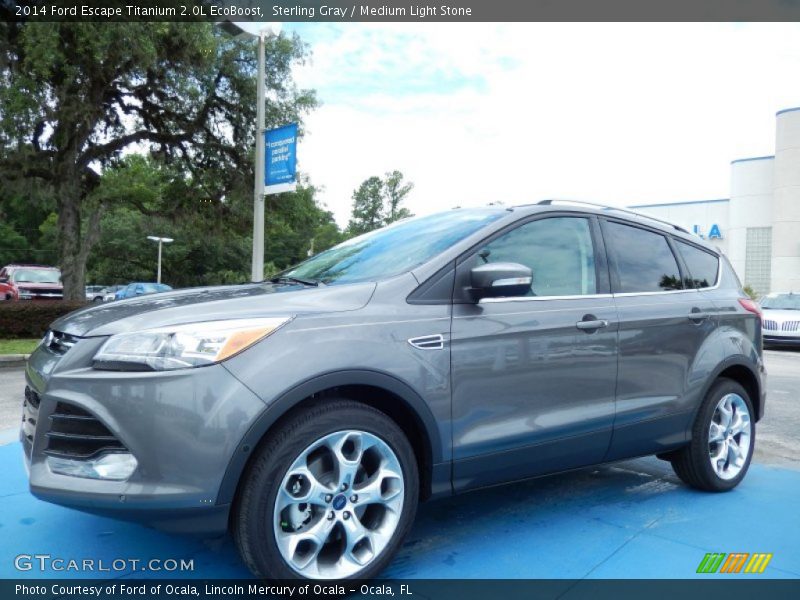Front 3/4 View of 2014 Escape Titanium 2.0L EcoBoost