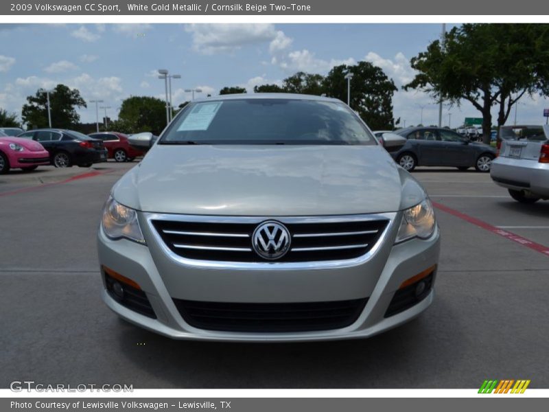 White Gold Metallic / Cornsilk Beige Two-Tone 2009 Volkswagen CC Sport