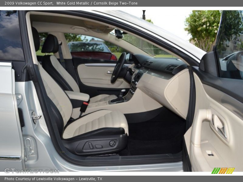 White Gold Metallic / Cornsilk Beige Two-Tone 2009 Volkswagen CC Sport