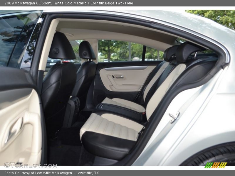 White Gold Metallic / Cornsilk Beige Two-Tone 2009 Volkswagen CC Sport