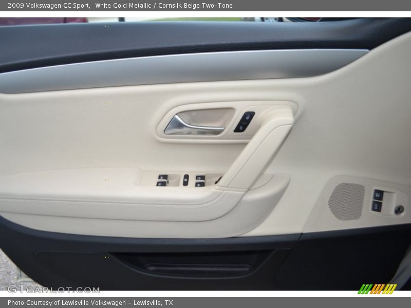 White Gold Metallic / Cornsilk Beige Two-Tone 2009 Volkswagen CC Sport