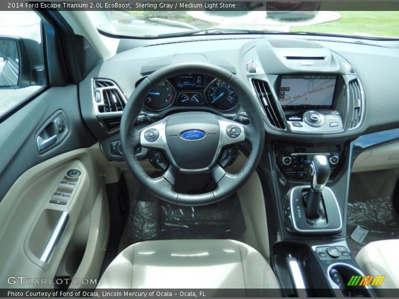 Dashboard of 2014 Escape Titanium 2.0L EcoBoost