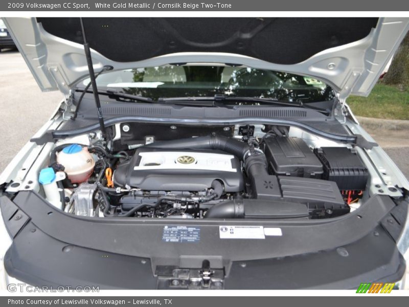 White Gold Metallic / Cornsilk Beige Two-Tone 2009 Volkswagen CC Sport