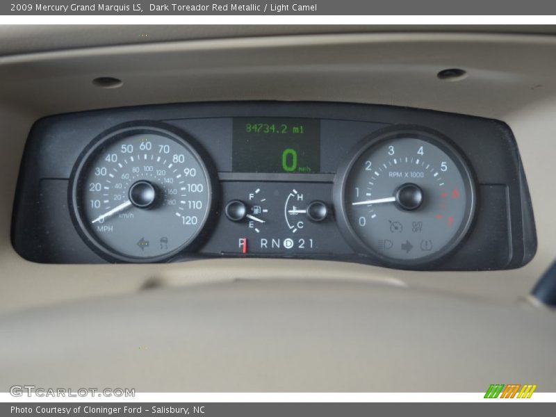  2009 Grand Marquis LS LS Gauges