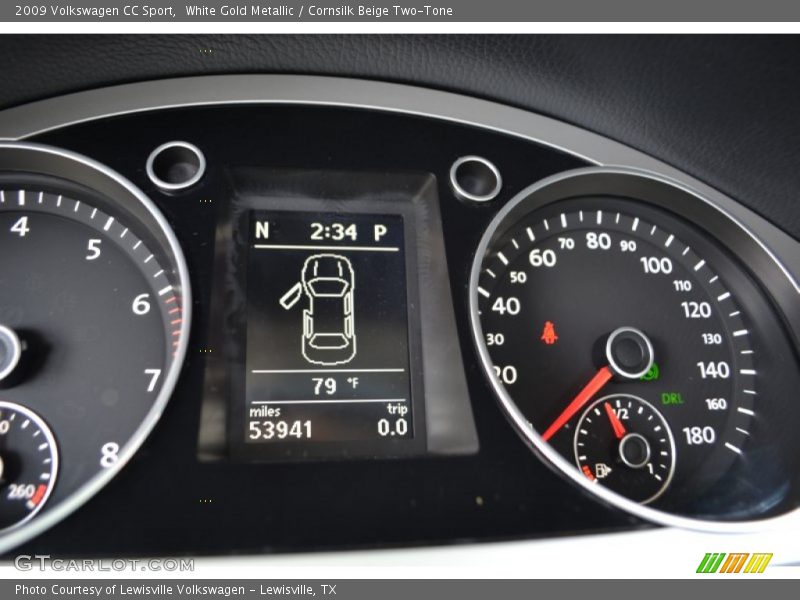 White Gold Metallic / Cornsilk Beige Two-Tone 2009 Volkswagen CC Sport