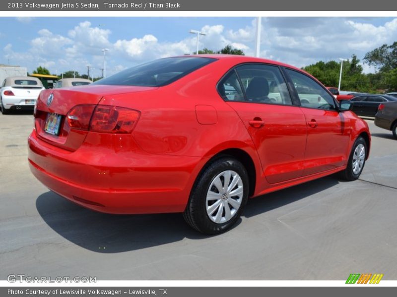 Tornado Red / Titan Black 2013 Volkswagen Jetta S Sedan