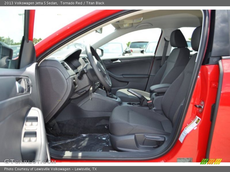 Tornado Red / Titan Black 2013 Volkswagen Jetta S Sedan