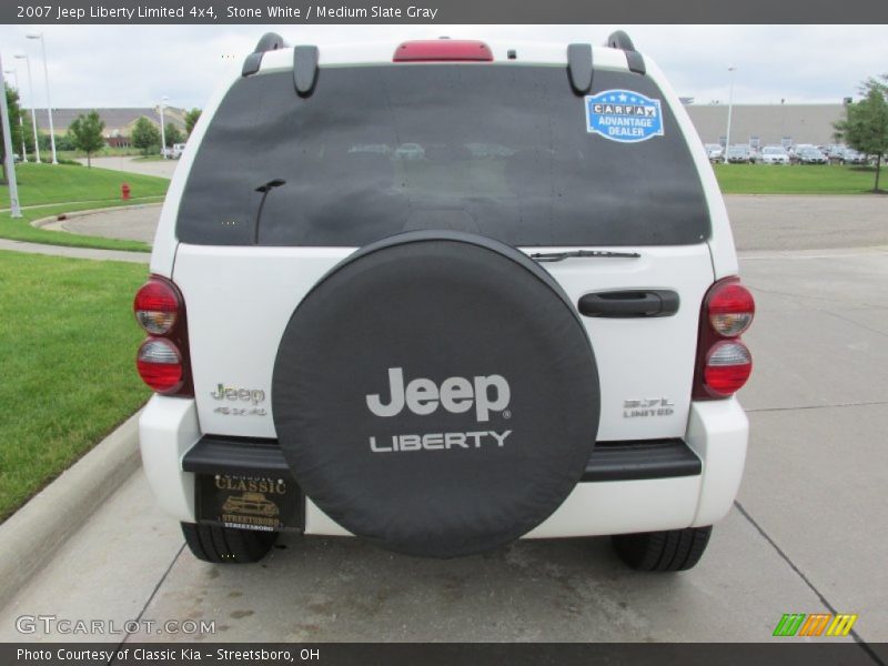 Stone White / Medium Slate Gray 2007 Jeep Liberty Limited 4x4
