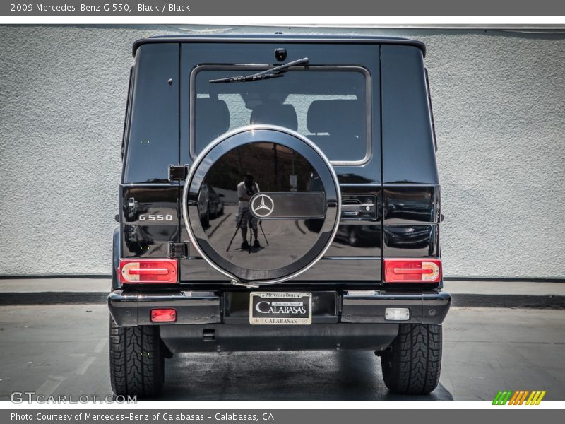 Black / Black 2009 Mercedes-Benz G 550