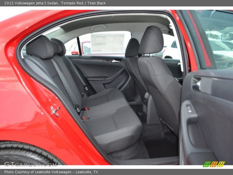 Tornado Red / Titan Black 2013 Volkswagen Jetta S Sedan