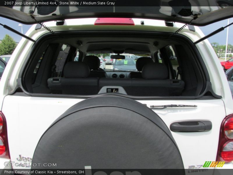 Stone White / Medium Slate Gray 2007 Jeep Liberty Limited 4x4