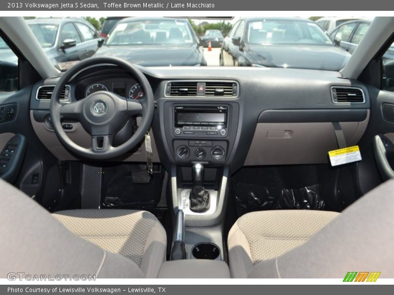 Toffee Brown Metallic / Latte Macchiato 2013 Volkswagen Jetta S Sedan