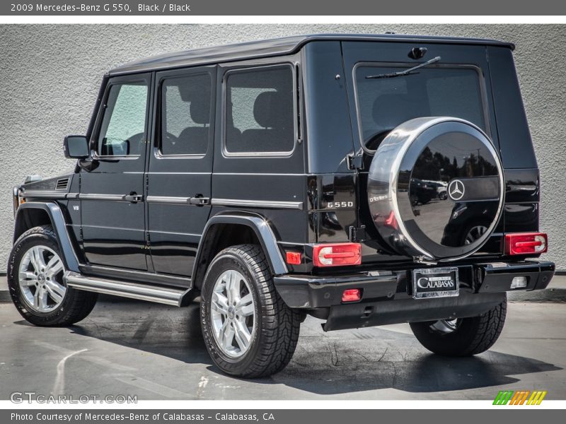 Black / Black 2009 Mercedes-Benz G 550