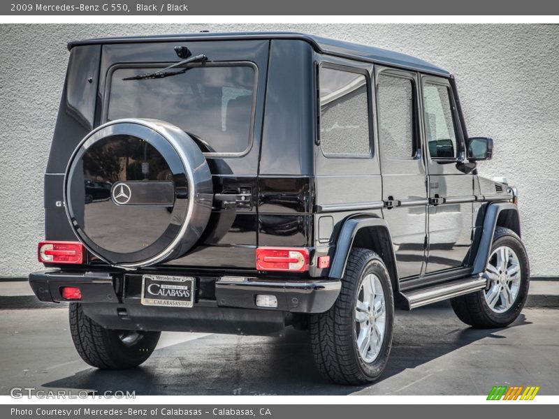 Black / Black 2009 Mercedes-Benz G 550