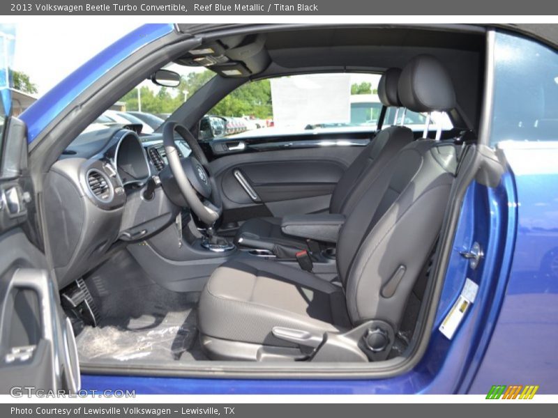 Front Seat of 2013 Beetle Turbo Convertible