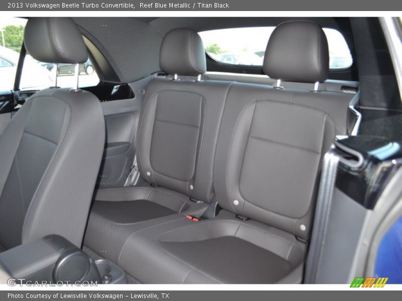 Rear Seat of 2013 Beetle Turbo Convertible