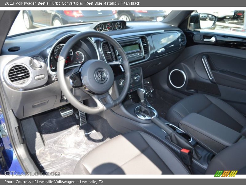 Titan Black Interior - 2013 Beetle Turbo Convertible 