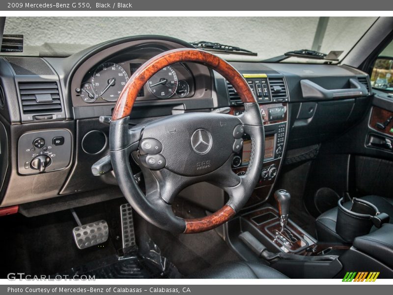 Black / Black 2009 Mercedes-Benz G 550