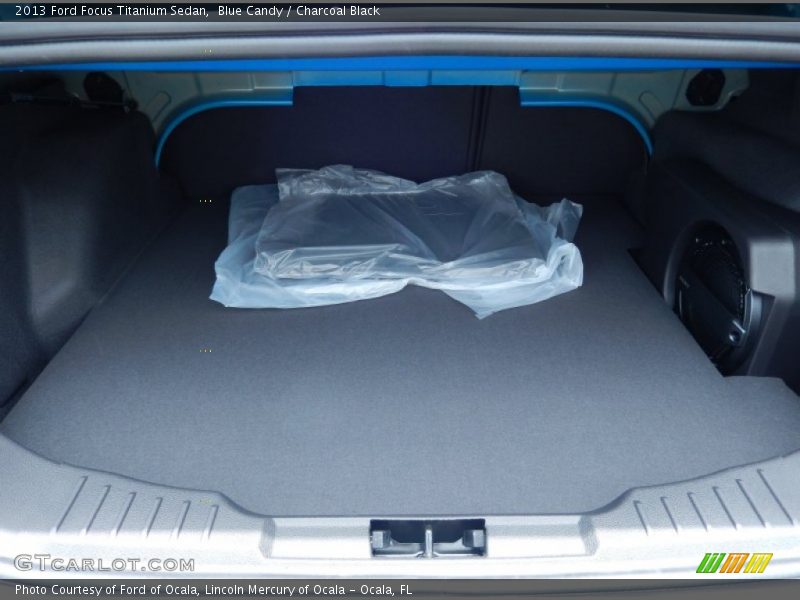 Blue Candy / Charcoal Black 2013 Ford Focus Titanium Sedan