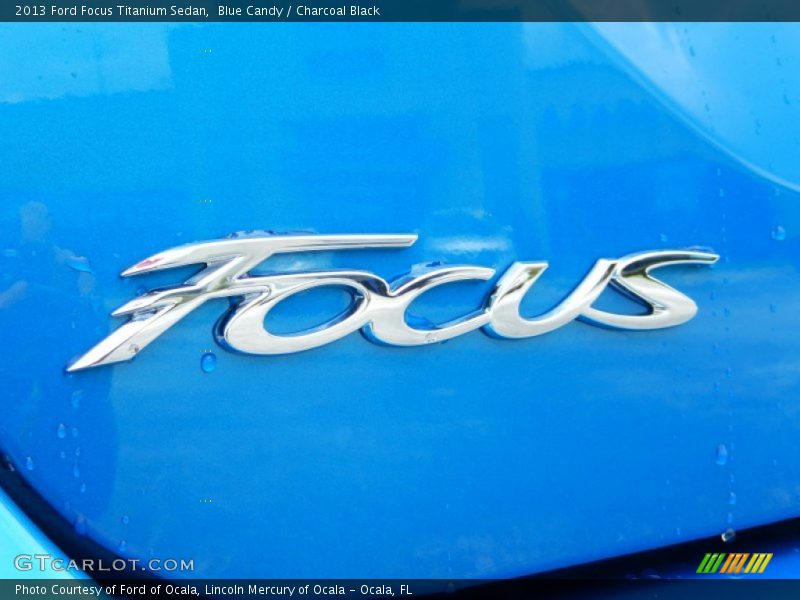 Blue Candy / Charcoal Black 2013 Ford Focus Titanium Sedan