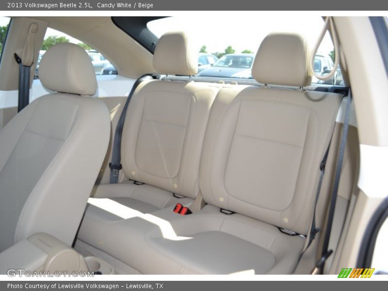 Candy White / Beige 2013 Volkswagen Beetle 2.5L