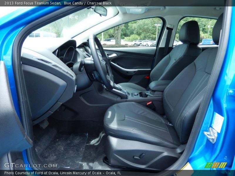 Blue Candy / Charcoal Black 2013 Ford Focus Titanium Sedan