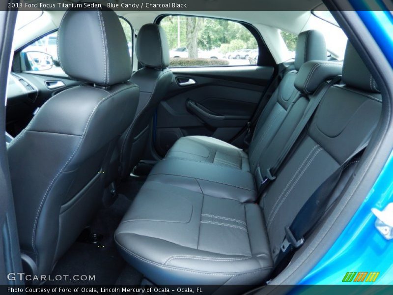 Blue Candy / Charcoal Black 2013 Ford Focus Titanium Sedan