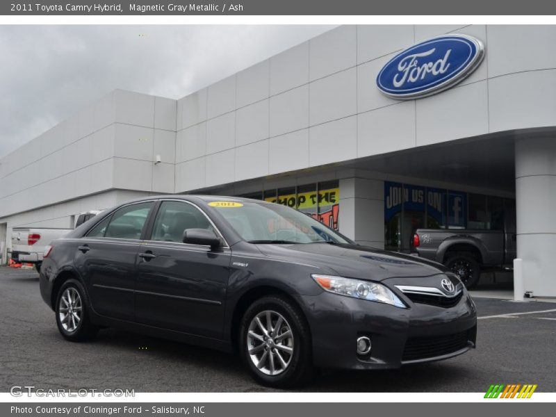 Magnetic Gray Metallic / Ash 2011 Toyota Camry Hybrid