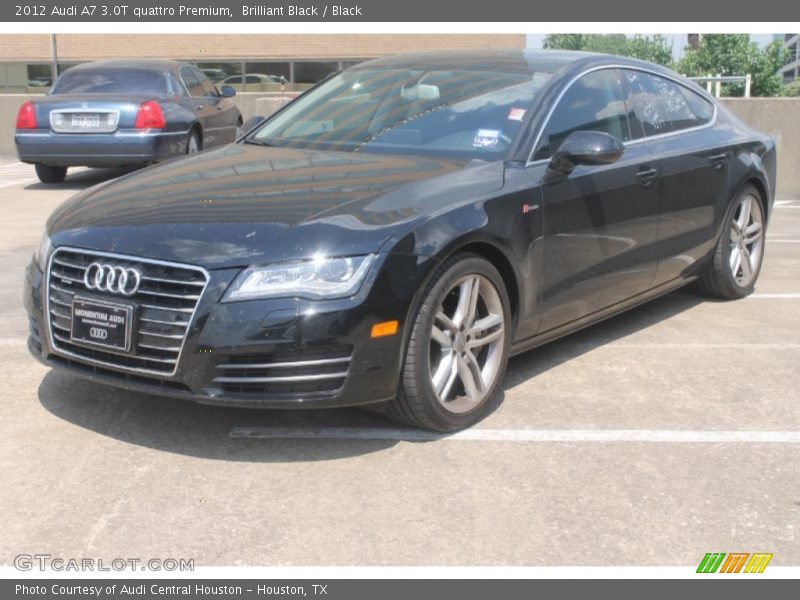 Brilliant Black / Black 2012 Audi A7 3.0T quattro Premium