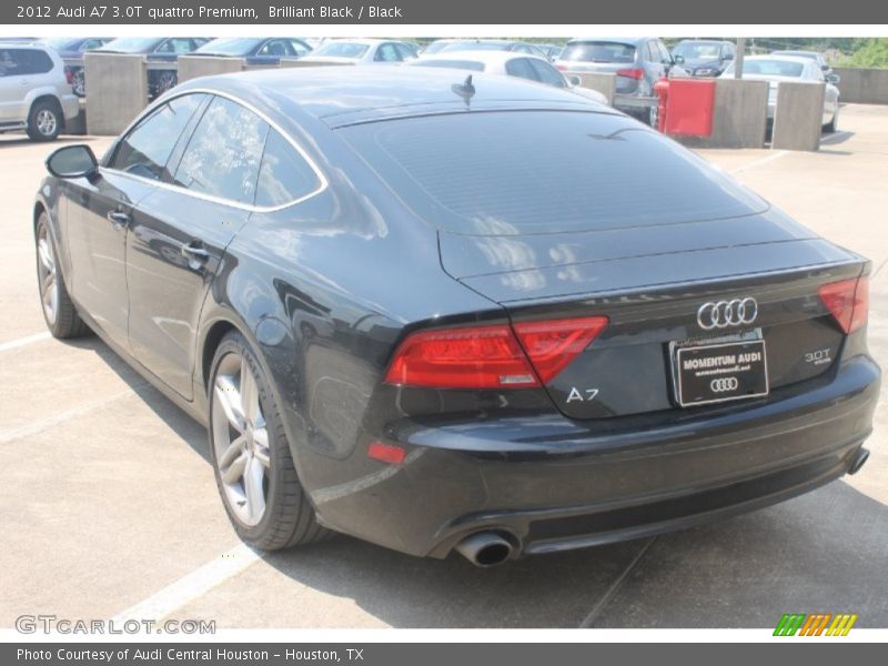 Brilliant Black / Black 2012 Audi A7 3.0T quattro Premium