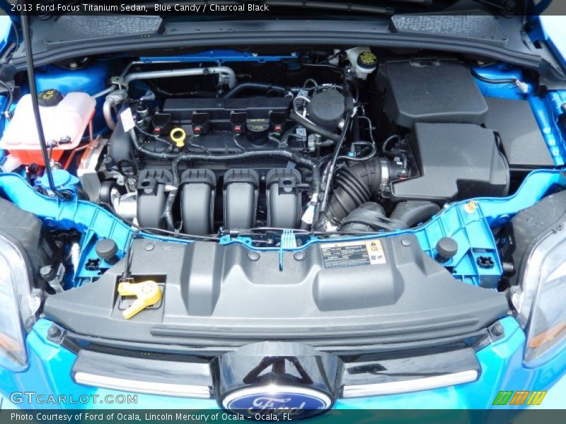 Blue Candy / Charcoal Black 2013 Ford Focus Titanium Sedan