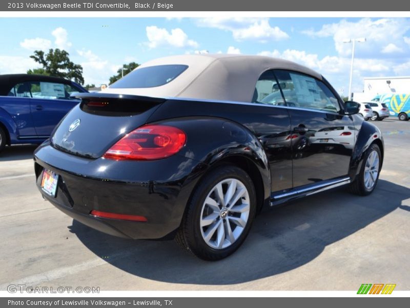Black / Beige 2013 Volkswagen Beetle TDI Convertible